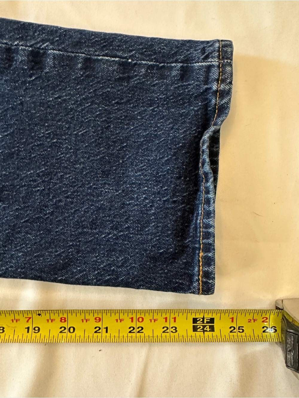 Levi's Wedgie Jeans Womens Blue Button Fly Denim 31/24 - Picture 5 of 9